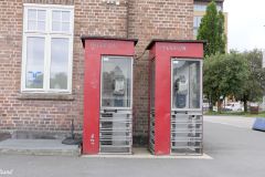 Vestfold - Tønsberg - Grev Wedels gate - Tønsberg stasjon - Telefonkiosk (vernet)
