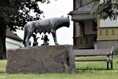 Vestfold - Tønsberg - Haugar kunstmuseum - Skulptur - Romulus og Remus