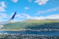 Troms og Finnmark - Tromsø - Innflygning Luftfoto