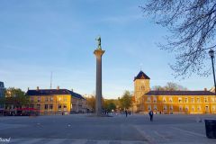 Trøndelag - Trondheim - Torvet - Skulptur - Olav Tryggvason (Wilhelm Rasmussen 1921)