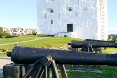 Trøndelag - Trondheim - Kristiansten festning - Donjon (hovedtårn) - Gammelt saluttbatteri