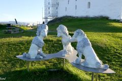 Trøndelag - Trondheim - Kristiansten festning - Skulptur - Waldergrave Poodles (Laura Ford, 2017)