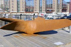 Trøndelag - Trondheim - Skulptur - Gammel propell ved Nidelva