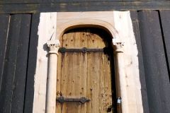 Trøndelag - Trondheim - Trøndelag Folkemuseum (Sverresborg) - Bygda - Haltdalen stavkirke - Vestveggen