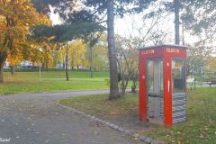 Trøndelag - Trondheim - Lademoen park - Telefonkiosk (vernet)