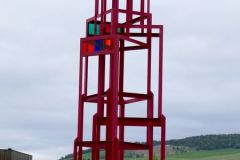 Innlandet - Tynset - Sentrum - Skulptur - Stål­tårnet (Paul Brand)