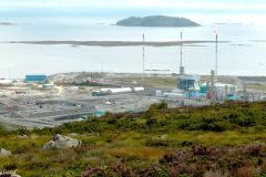 Rogaland - Tysvær - Sandvikfjellet - Utsyn mot Kårstøanlegget i sør