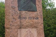 Rogaland - Tysvær - Tysværvåg - Minnebauta over Cleng Peerson