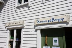 Rogaland - Tysvær - Borgøy - Krambod og kunstutstilling på Borgøydagen