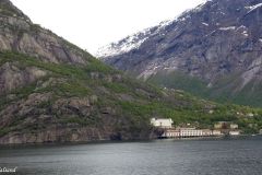 Hordaland - Odda - Utsyn over Sørfjorden mot Tyssedal