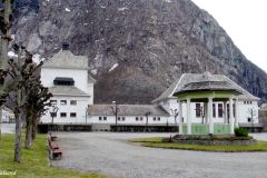 Hordaland - Odda - Tyssedal - Skolen og musikkpaviljongen