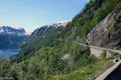 Hordaland - Odda - Rv 520 over Røldalsvatnet