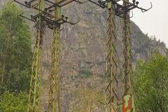 Hordaland - Odda - Tyssedal - Gammel høyspentmast