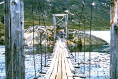 Oppland - Vågå - Jotunheimen - Hengebro ved Russvatn