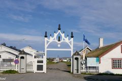 Finnmark - Vardø - Vardøhus festning - Kongeporten ved inngangen til garnisonen