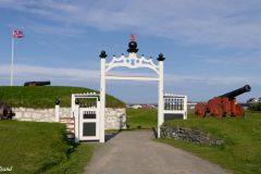 Finnmark - Vardø - Vardøhus festning - Dronningporten ved inngangen til festningen