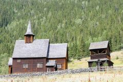 Innlandet - Vestre Slidre - Lomen stavkirke