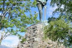 Vestland - Vik - Vangsnes - Skulptur - Fridtjovstatuen