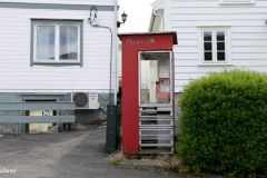 Rogaland - Vindafjord - Ølen - Telefonkiosk (vernet)