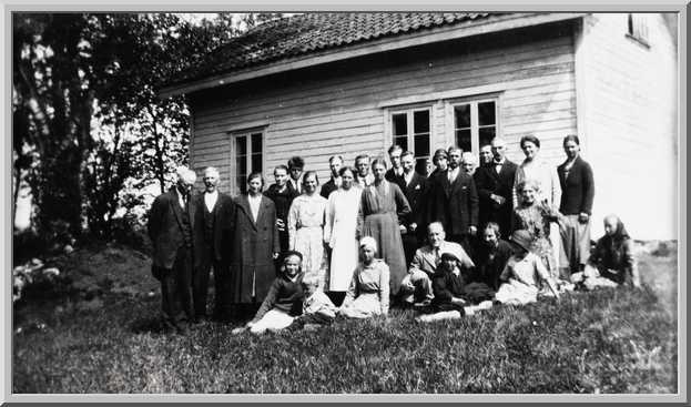 Møte på kvekerhuset 1930.