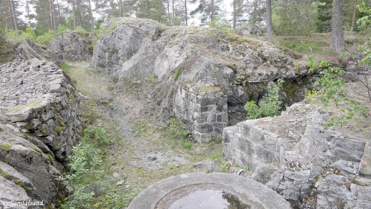 Østfold - Marker - Ørje - Ørjekollen fort (nordre fort)