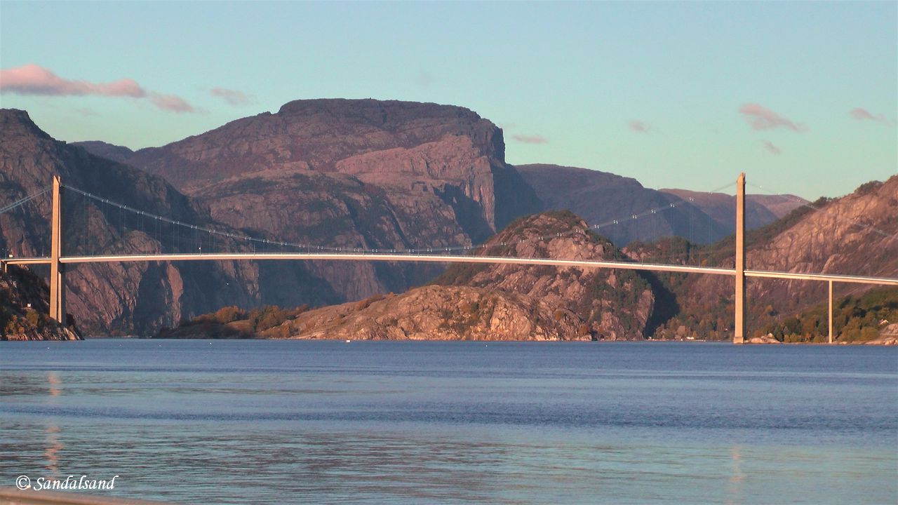 Rogaland - Sandnes - Oanes mot Lysefjordbrua