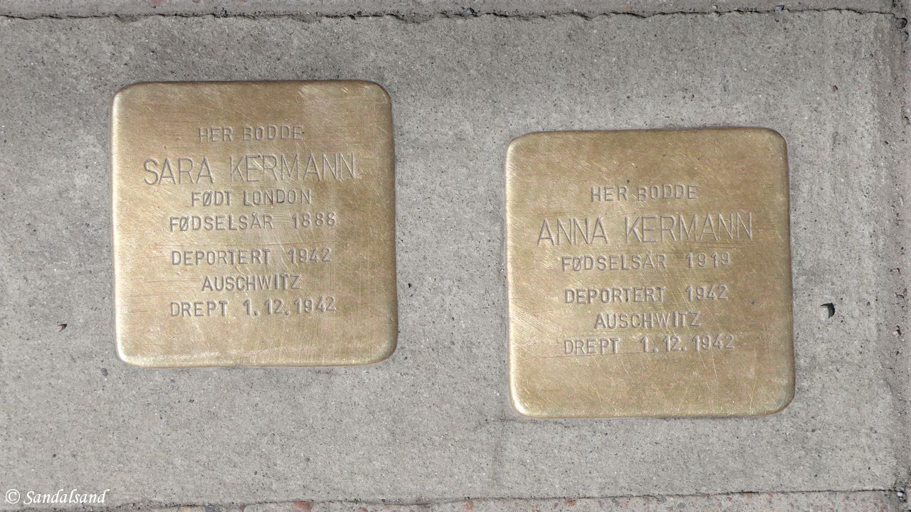 Oslo - Thorvald Meyers gate 37 - Snublesteiner - Sara og Anna Kermann