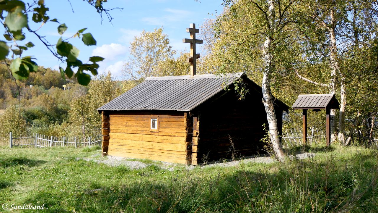 Finnmark - Sør-Varanger - E6 - Neiden - Skoltebyen - St Georgs kapell