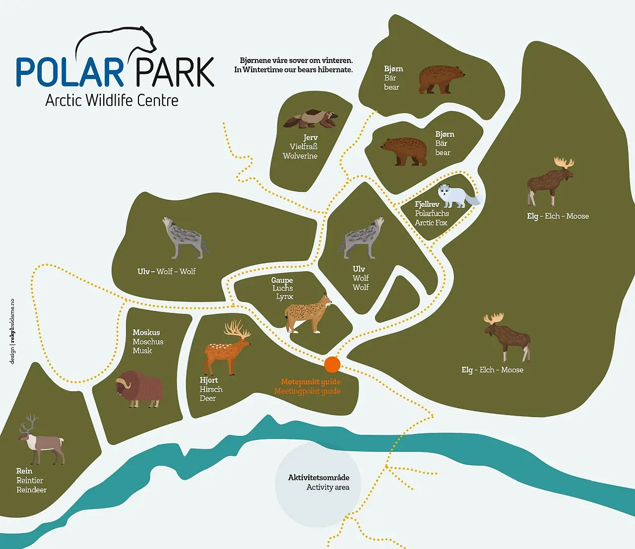 Polar Park områdekart